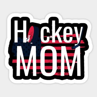 All American Hockey Mom Sticker